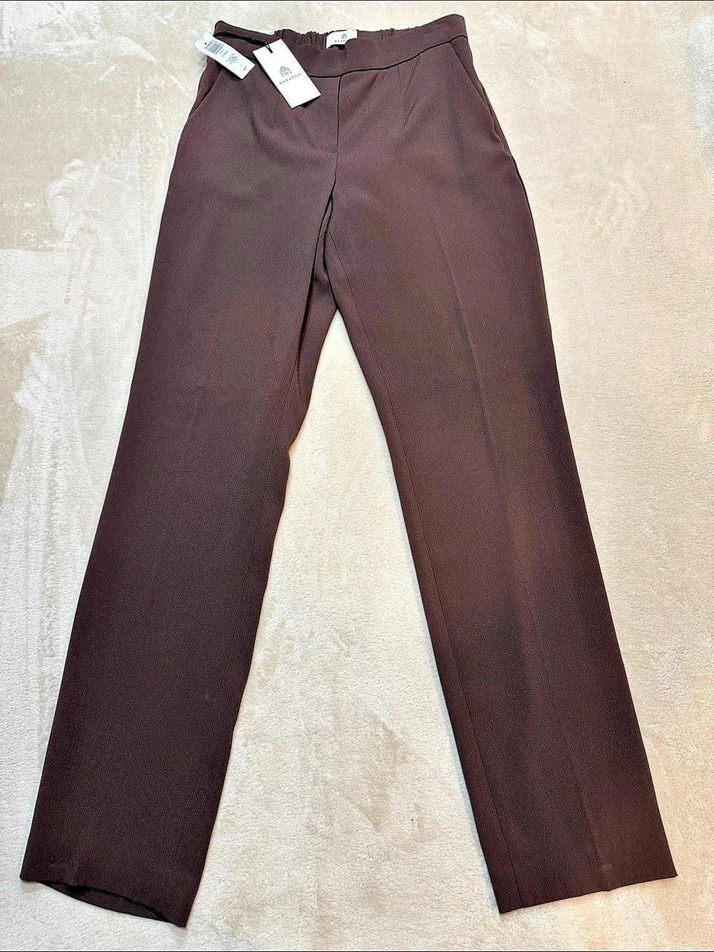 Babaton Conan Pant Brown Straight Leg Pants Size 4